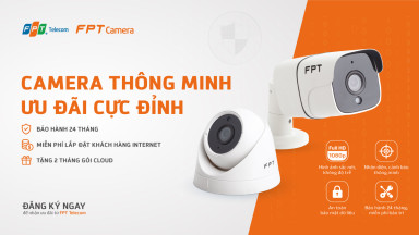 Lắp đặt camera FPT an tâm ngôi nhà bạn